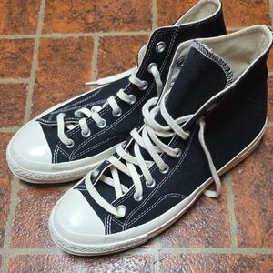 Converse Black and White High-Top Sneakers